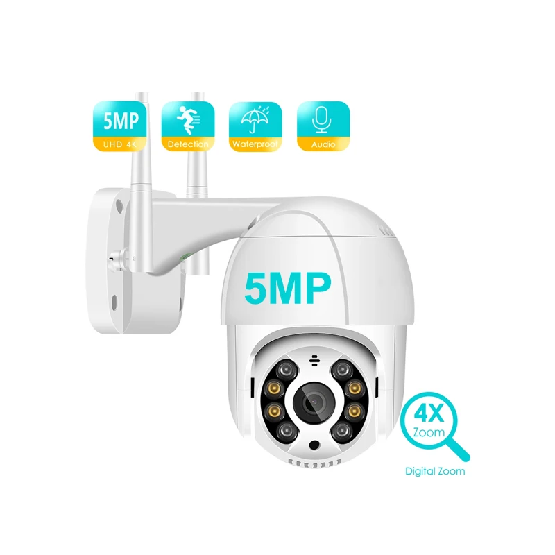 1080P long range Auto Tracking camera rotatable smart security Surveillance Outdoor micro IP wifi wireless PTZ CCTV Cameras