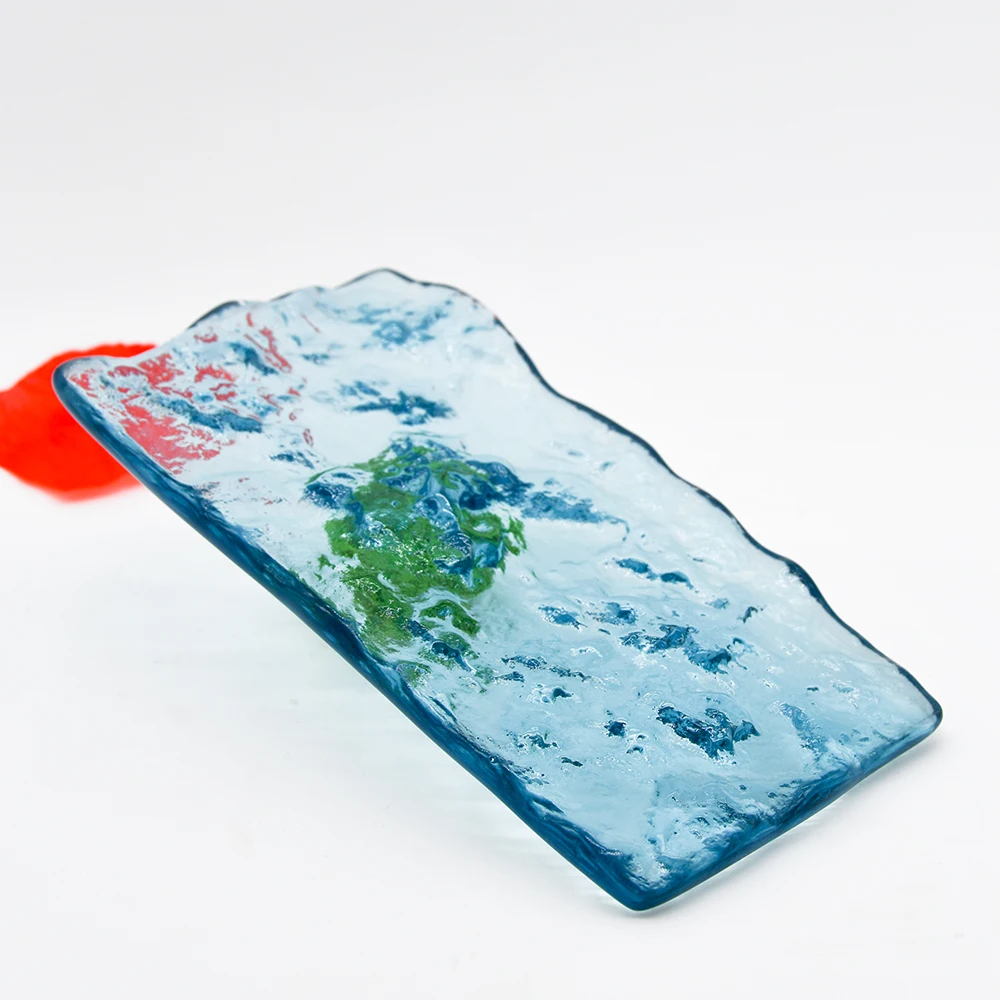 Factory Sale Decorative Building Glass Home New Design Art Stained Fused Glass