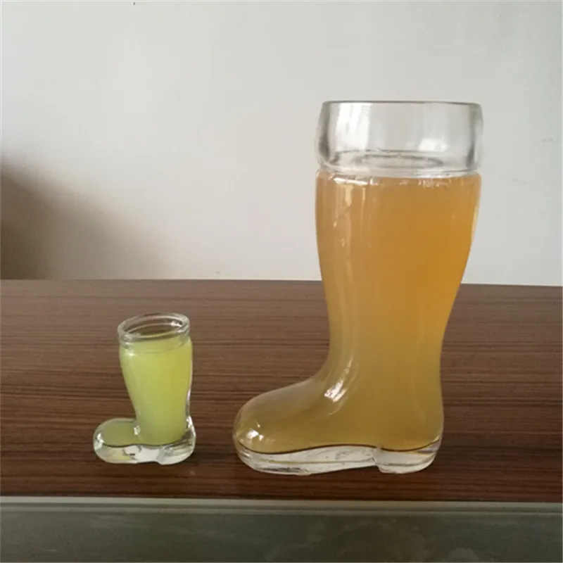 Wholesale Custom Logo 1oz Mini Fantastic Party Supply 1.5oz 45ml 30ml Ski Boot Shaped Shot Glass