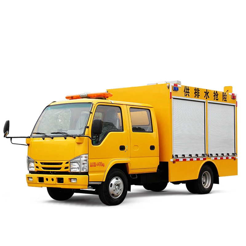 China Qingling Double Cabin 4x2 Emergency Truck For Water Supplying And Rescue