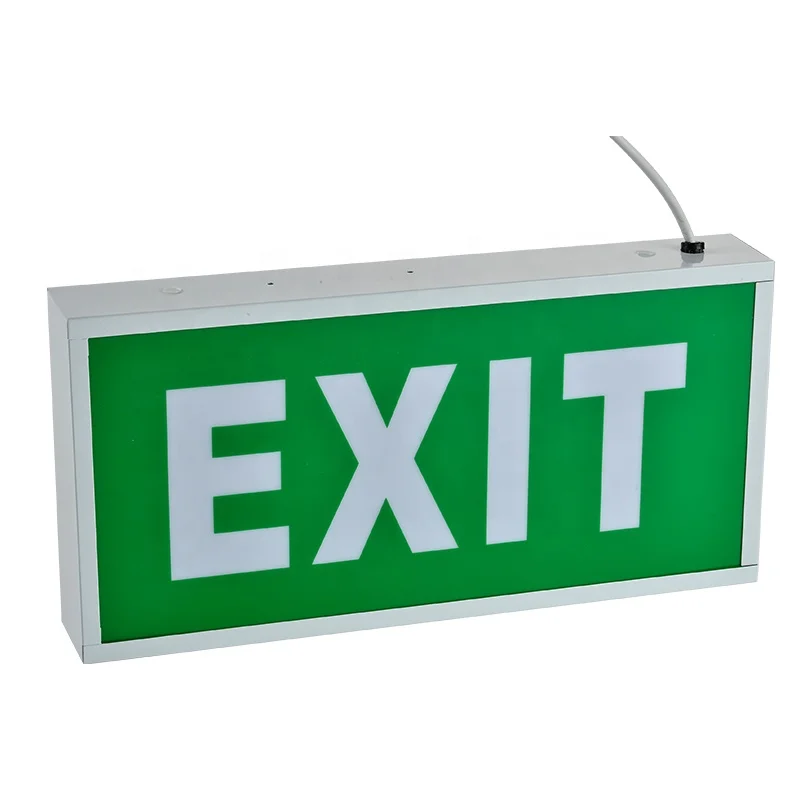 SMD iron box exit routes, emergency exit sign board, exit sign lights