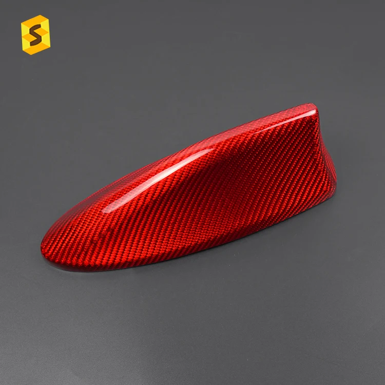Shasha Carbon Fiber Exterior Accessories  Carbon Fiber Car Shark Fin Roof Radio Antenna For Subaru WRX BRZ 2022