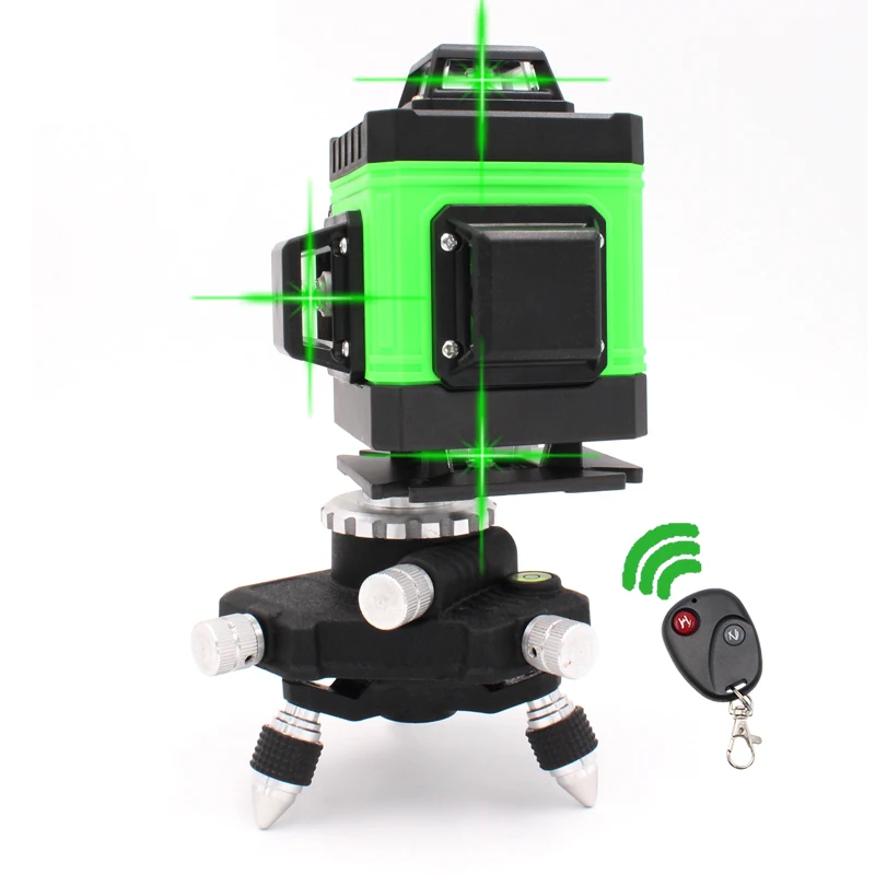 16 green line 4d 360 rotating best horizontal and vertical laser level