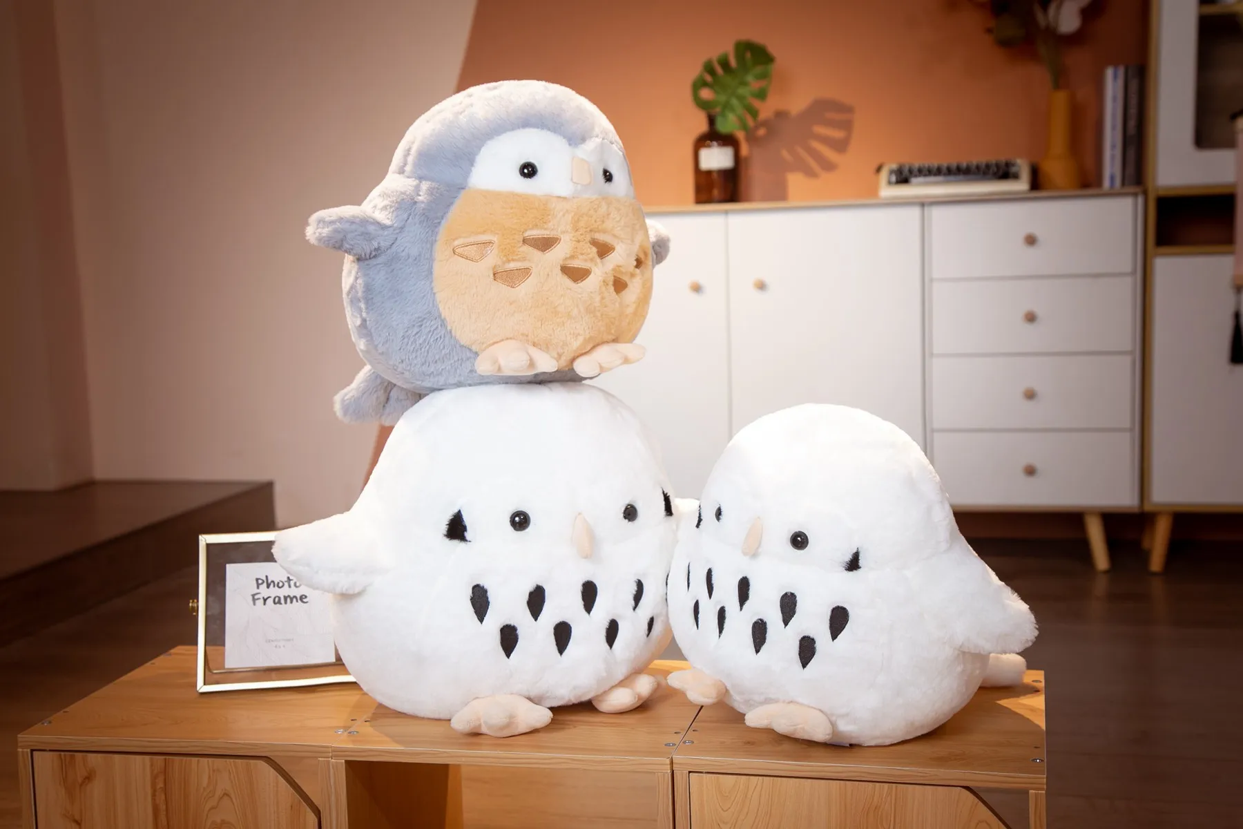 soft Owl Doll Cartoon Plush Toys Creative Pillow Dolls Rag Doll Stuffed Animal Toys  for Kids