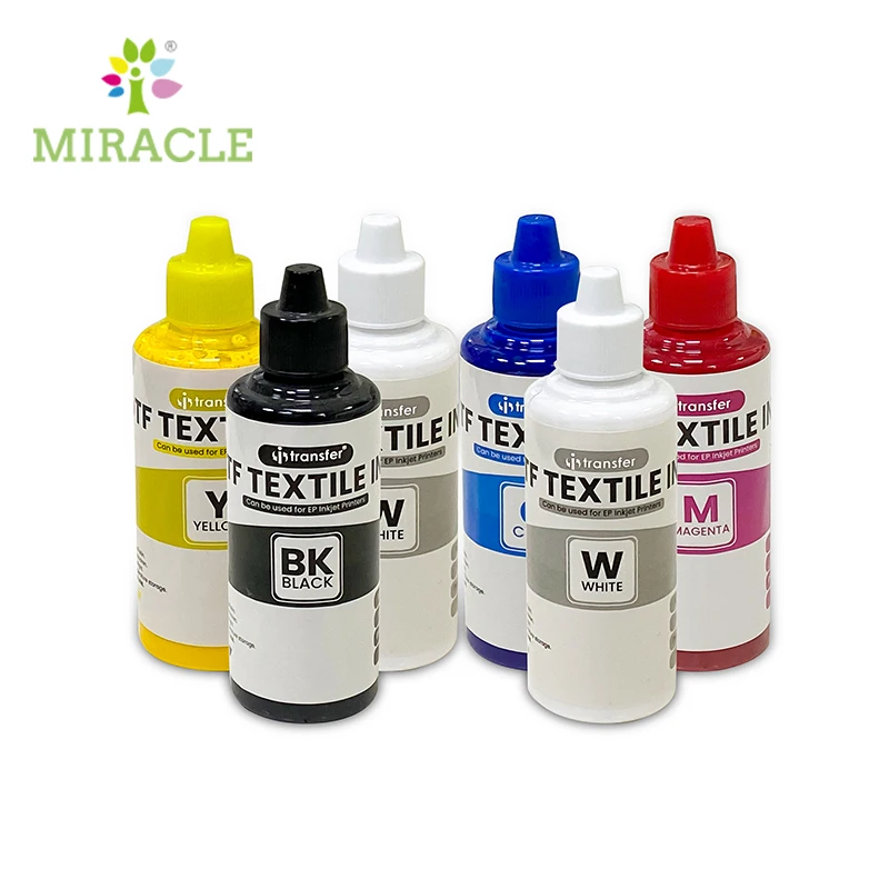 i transfer 100ml Tinta Factory Price Universal Cmyk Color Heat Transfer Pigment Printing Ink For Dtf Printers