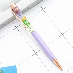 Factory direct sales immortal flower series handmade DIY pen metal pen wholesale advertising ballpoint pen for promotion