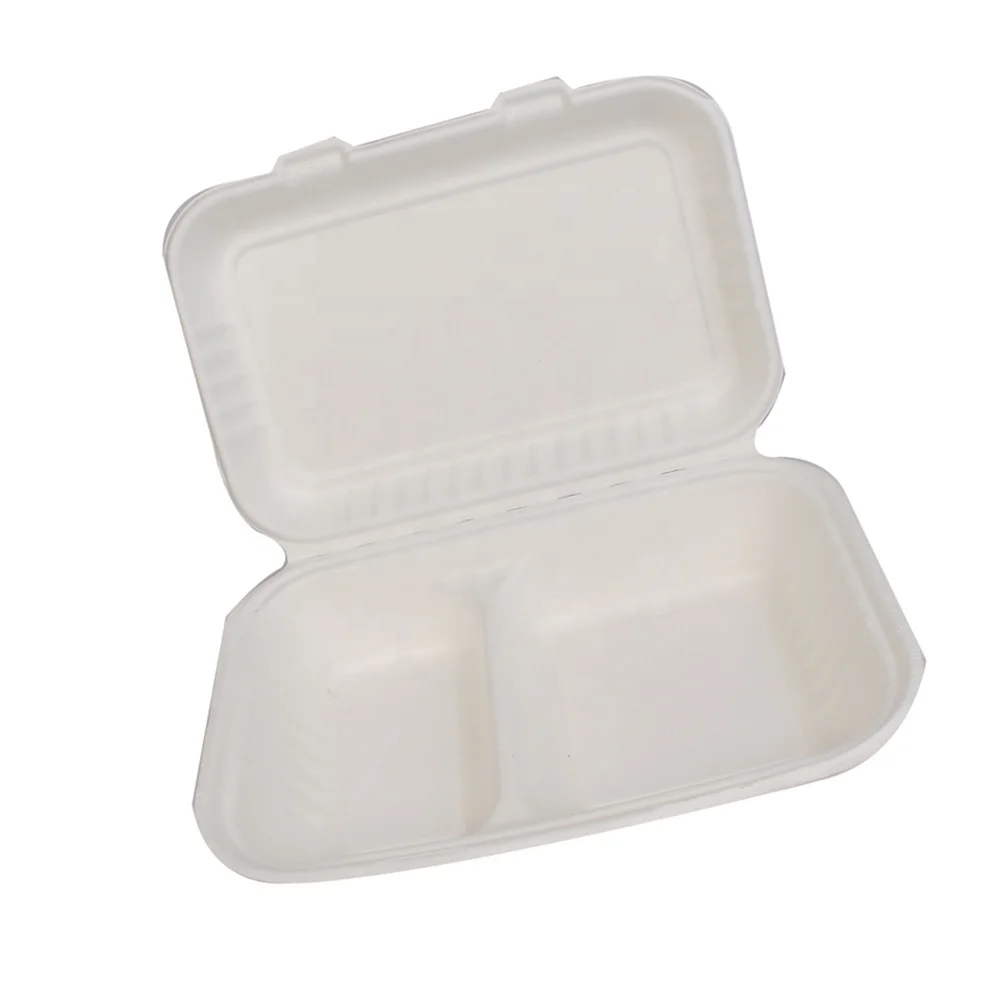 H-96-2 GreenPacking Eco Pulp Paper Sugarcane Pulp Packaging Food Box