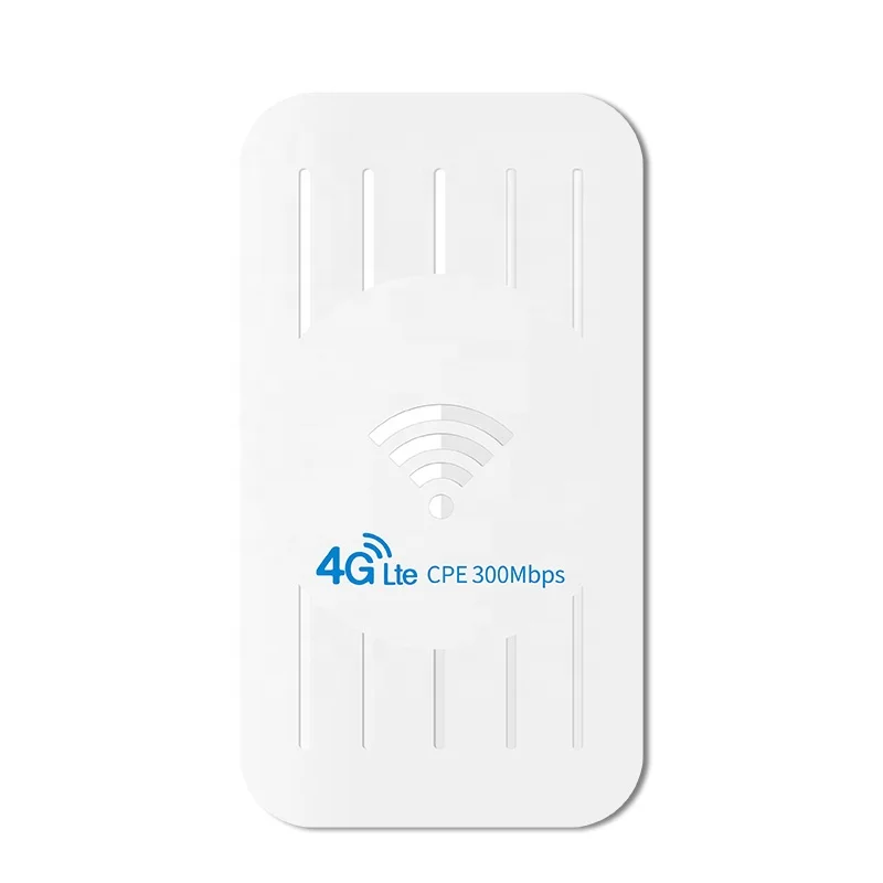 Outdoor WiFi Router 4G SIM Card 300mbps Wireless Bridge CPE / 4G Router 1km Range Expansion Router For IP Camera And 24 V Poe