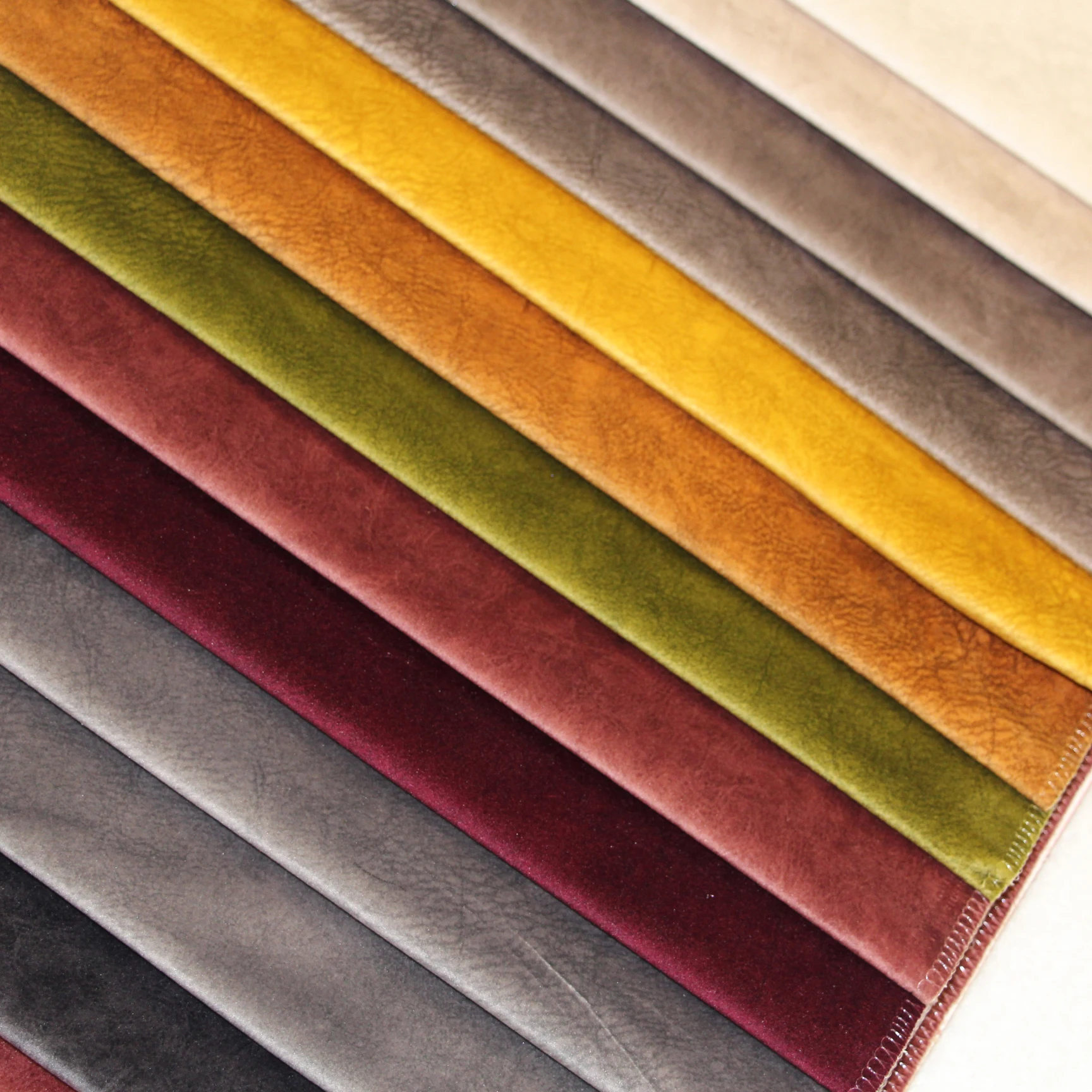 Fashion Luxury Curtains European Elegant Korean Holland Upholstery Printed Velvet Fabric