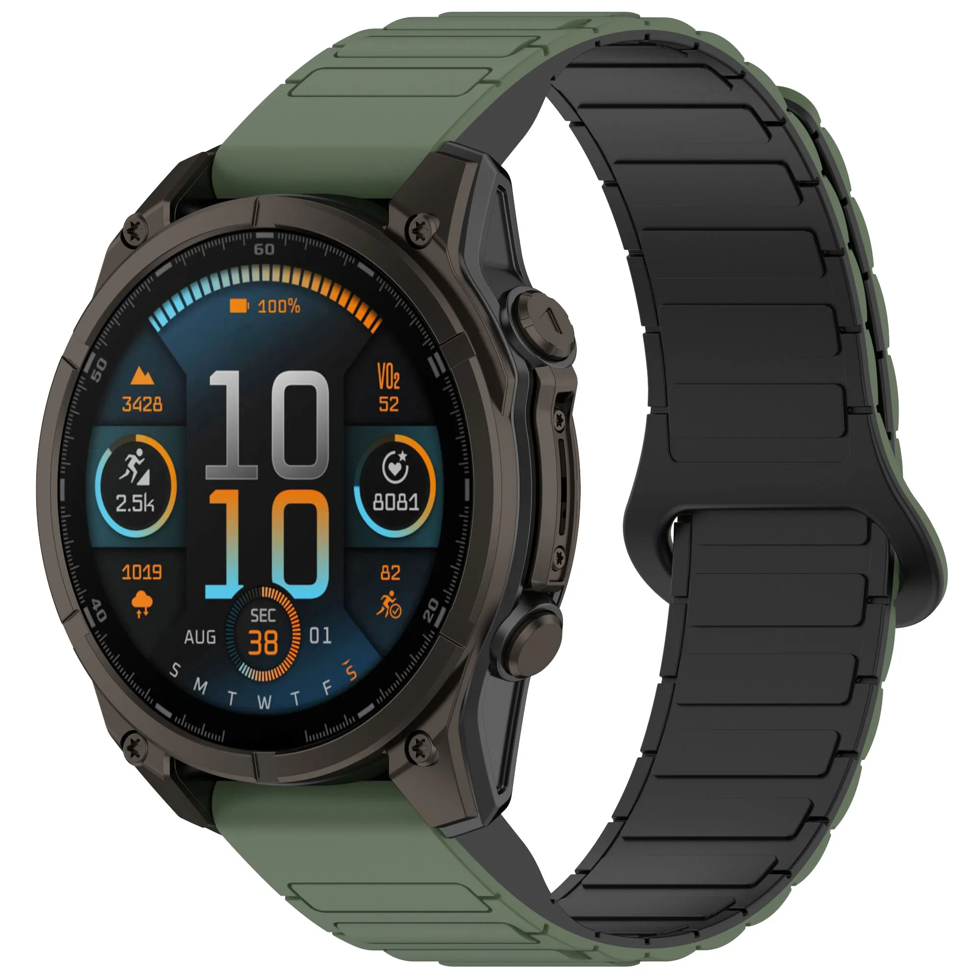 Магнитный ремешок для Garmin Fenix 8 47 51 43 7x7 7x6 6 6S 5X Plus