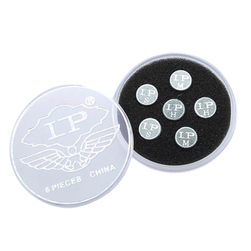 LP high quality single layer leather 10mm to 13mm snooker  cue tips