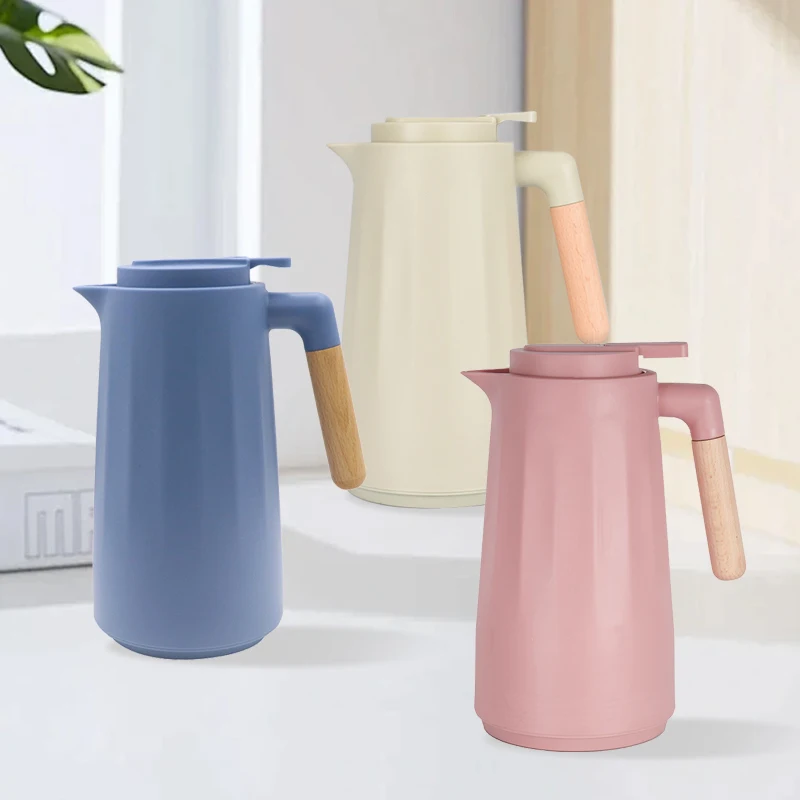 1000ml Wholesale Manufacturer Custom Simple Style Reusable Dallah Arabic Thermos Teapot Water Carafe Jug Vacuum Flask