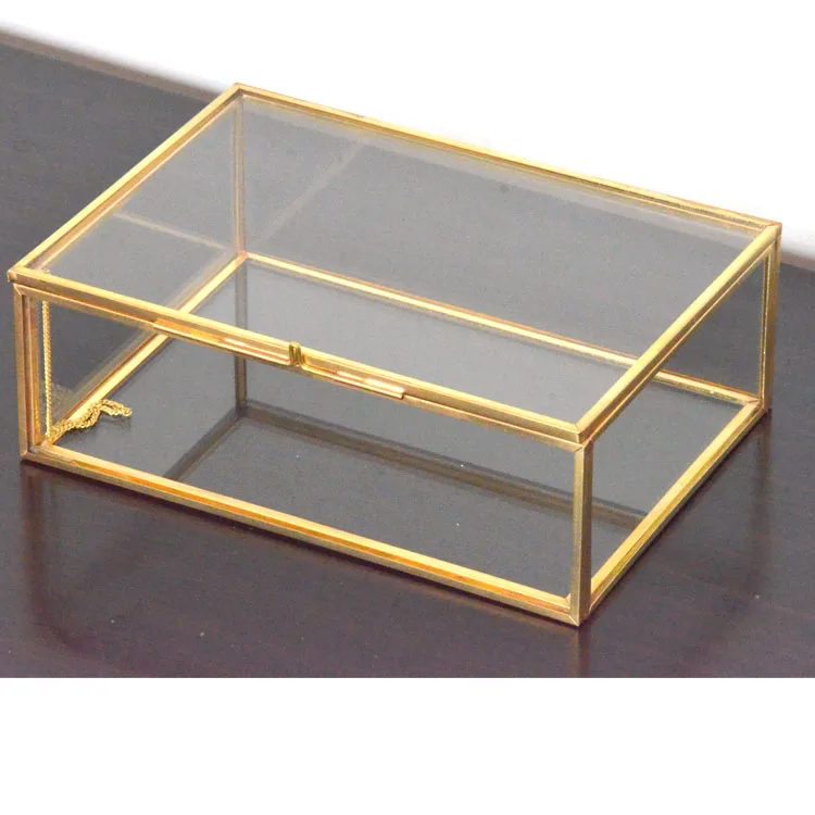 simple trending wedding giveaway mini photography gifts dikina 5x7 4x6 card vintage gold glass photo box album memorial storage