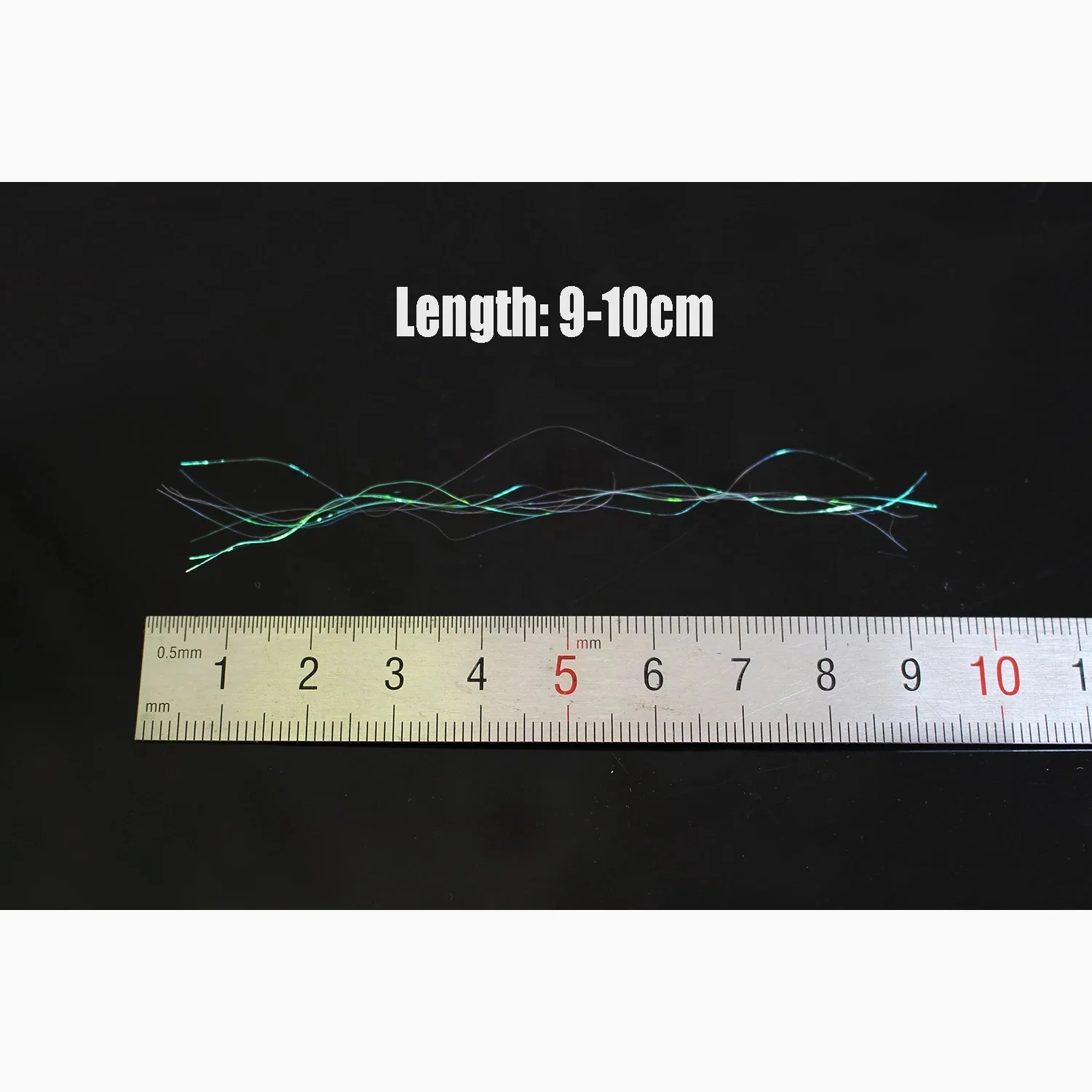 Pearl White Long Ice Dub  Synthetic Sparkle Fibers For Nymph Salmon Trout Fly Tying Dubbing Materials