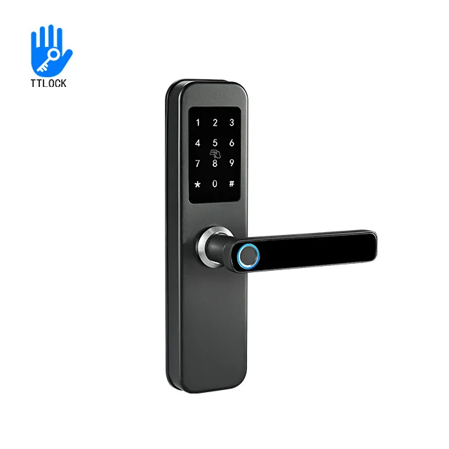 Tuya Wifi Intelligent Keypad Finger Electronic Password Tt Biometric Security Code Smart Magnet Fingerprint Door Lock