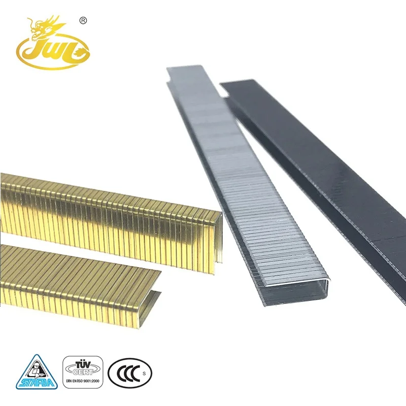 4.6MM 21GA U-Type Nail Furniture Staple Galvanized Gun Nails