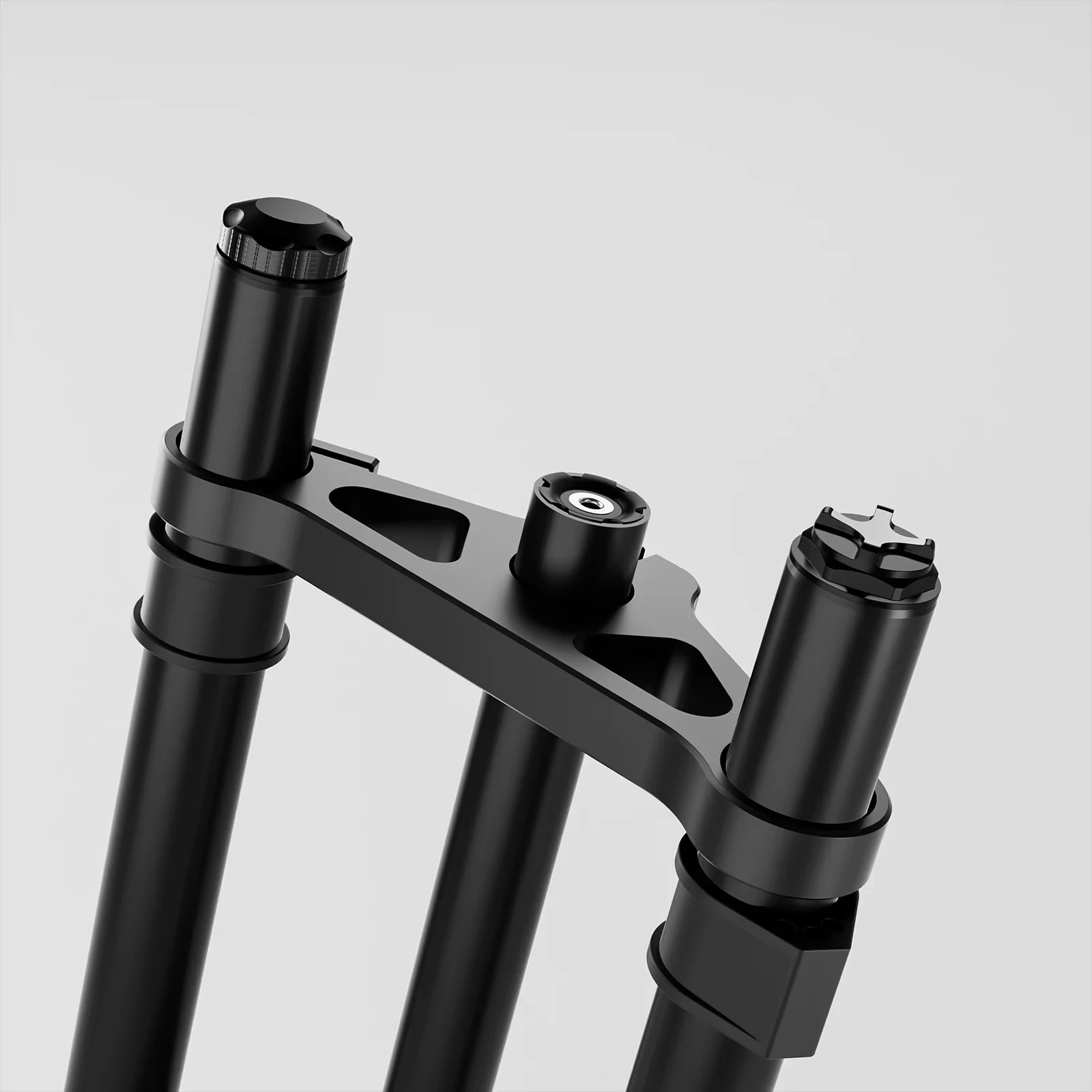 Air Front Fork 20inch Ultralight Aluminum Alloy Suspension Air Front Fork 4.0 Tire Pneumatic Shock Absorber Fix for Super73