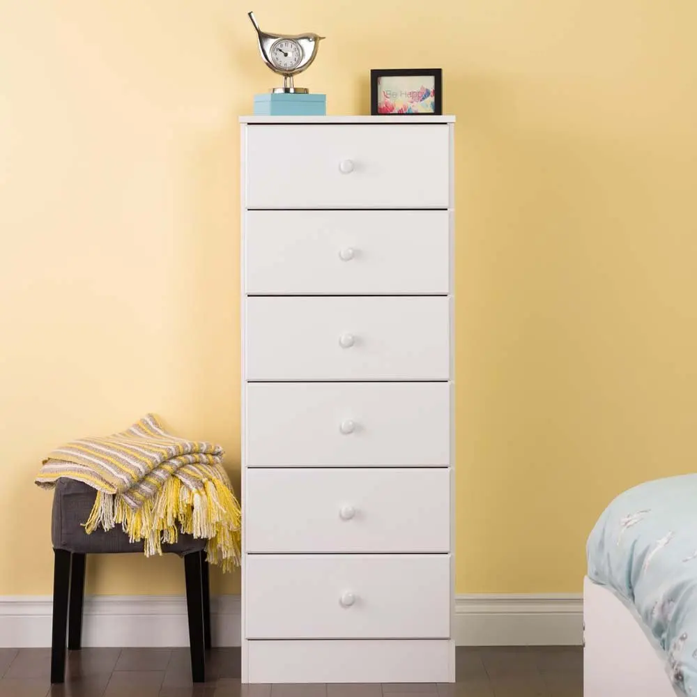 High Quality Warm white Drawer Tall Chest for Bedroom Dressing Room Cabinet with Drawers