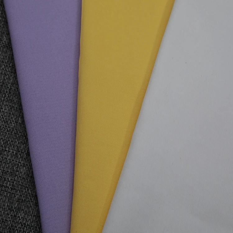 Hot Selling Cotton Stretch Twill Fabric Wholesale Thicken Solid Color