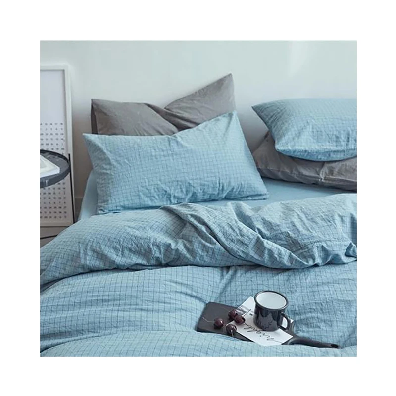 Factory direct sales!100% polyester washed fabric washed cotton fabric home textile bed sheet, microfiber for bedsheet