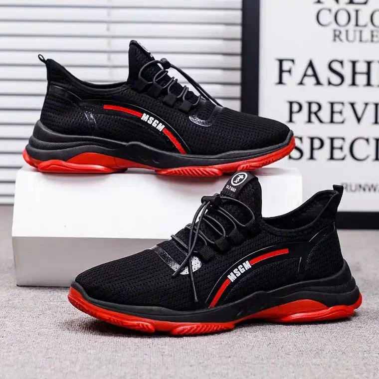 new model cheap school student comfortable mesh men casual sports shoes for boys