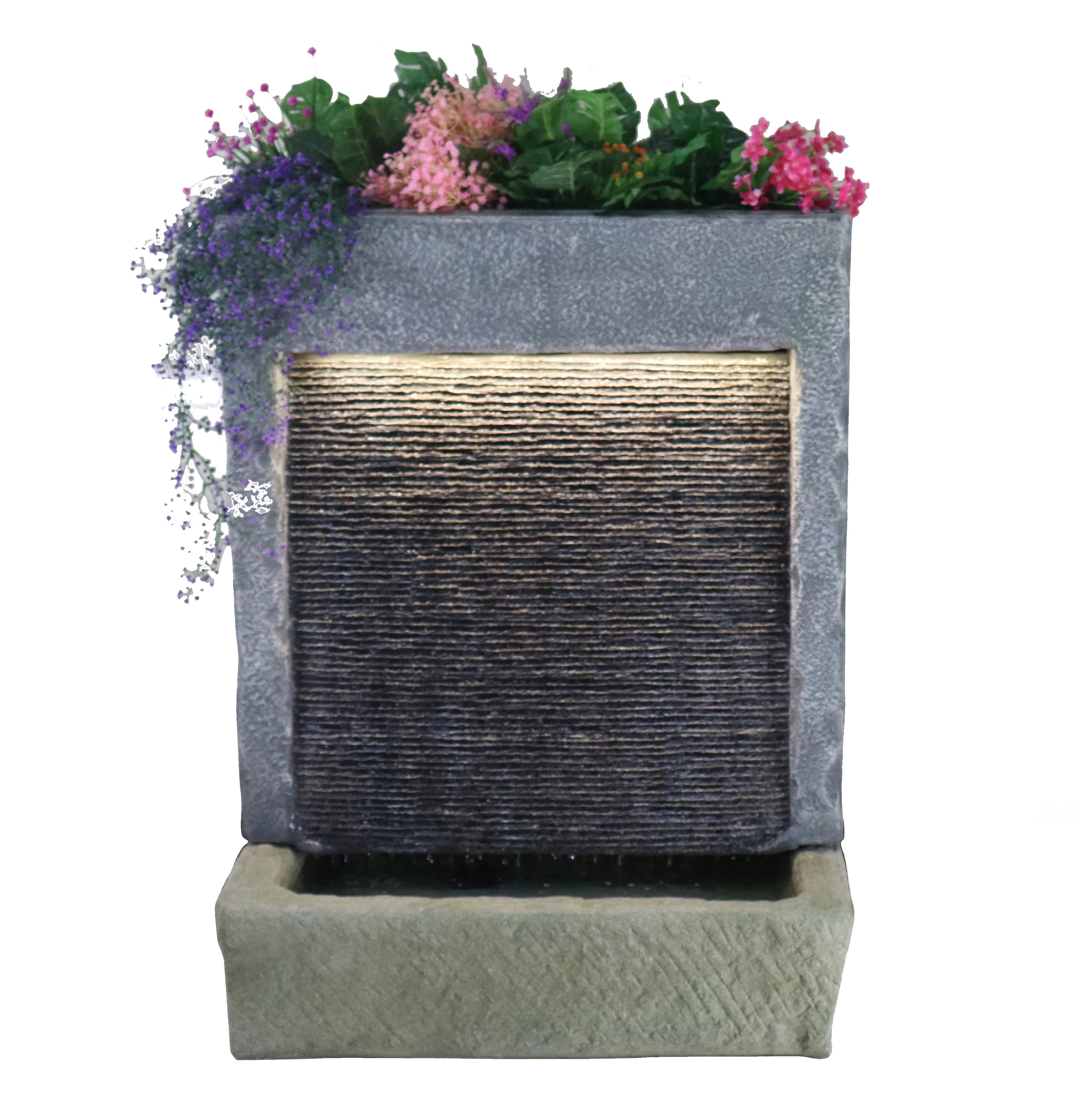 Large Outdoor Garden Water Fountain with LED Light Garden Decoration waterfalls and fountain water Garden Stone Water Fountain