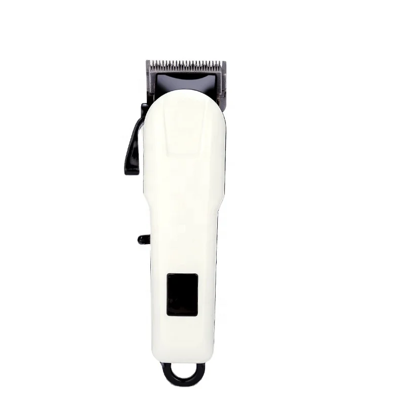 Lenrood LR-809A Low Noise Lithium Battery R-Shaped Men LCD Display rechargeable Electric Hair Trimmer