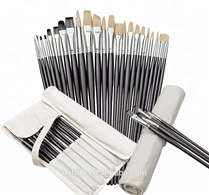 quality professional kids paint brushes art artist paint brushes for art painting