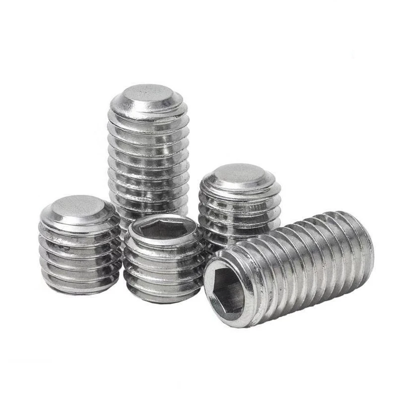 M2 M3 M4 M5 M6 M8 Stainless Steel Grub Screws Allen Socket Set Screw Cup Point