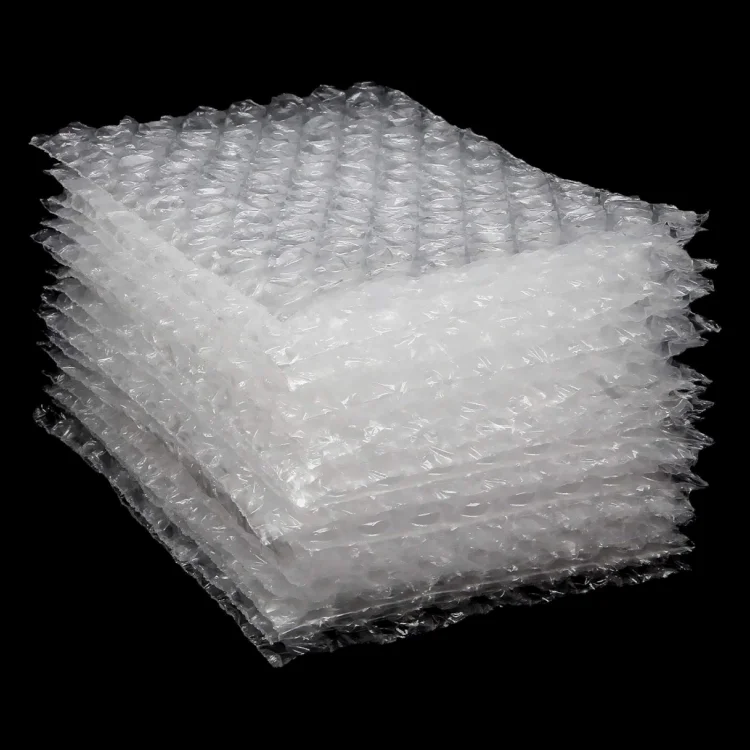 Clear Bubble Pouches Bags Double Walled Flush Cut Thickening Shockproof Foam Wrap Bags For Cushioning, Packing and Shipping