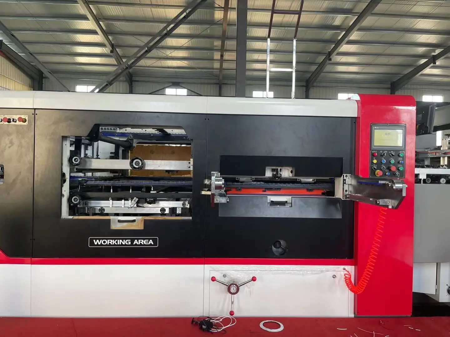 China supply automatic die cutting and creasing machine for corrugated box, honeycomb paper