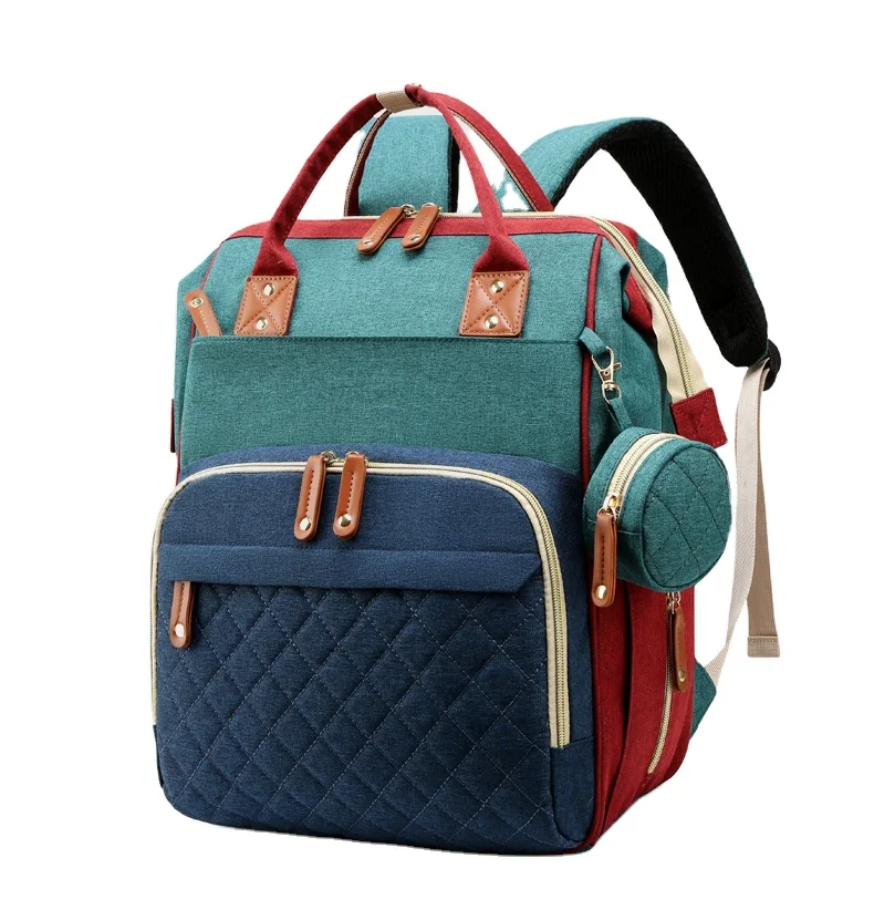 Baby Diaper Bag Backpack Baby Care Bag with Stroller Straps and Multifunctional Waterproof Baby Stuff Travel Backpack