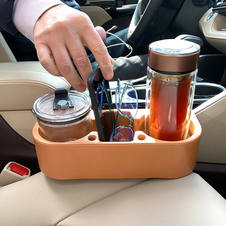 Multifunction Car Seat Organizer Plastic Car Slot Box Pocket Seat Crevice Storage Box Auto Seat Gap Filler