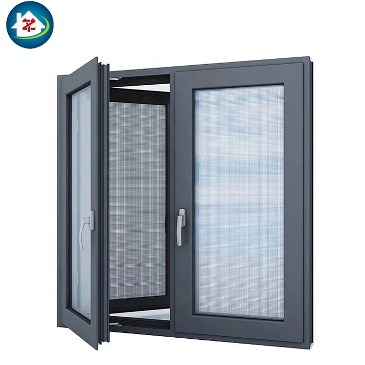 As2047 Cheap price Hot sale aluminum basement casement windows with screen for house