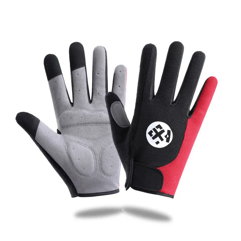 Outdoor motorcycle riding gloves Shock-absorbing road bike sports Thin breathable touch screen bike