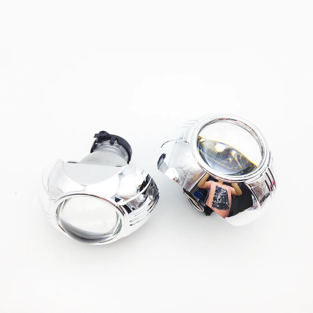 Комплект биксеноновых линз для проектора TAOCHIS, лампа HID для Hella 3R G5 D2S с кожухом, «дьявольские глазки», Модернизированная лампа с демоническими глазами