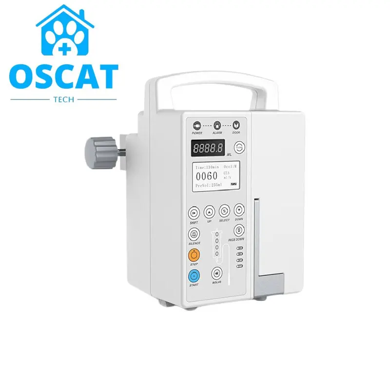 OSCAT Veterinary equipment infusion pump Smart Medical Electric elastomeric infusion syringe pump for ICU