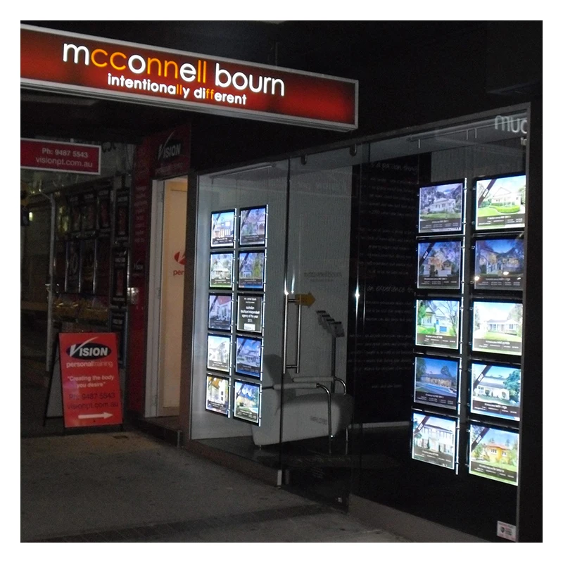 Advertising Kfc Restaurant Displays Luminous Lightbox Sign Wall Outdoor Shop Waterproof Frame Menu Board Magnetic Led Light Box