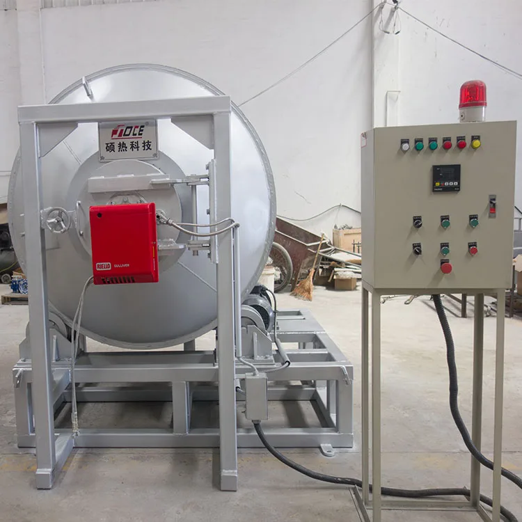 aluminum rotary melting furnace rotary furnace zinc