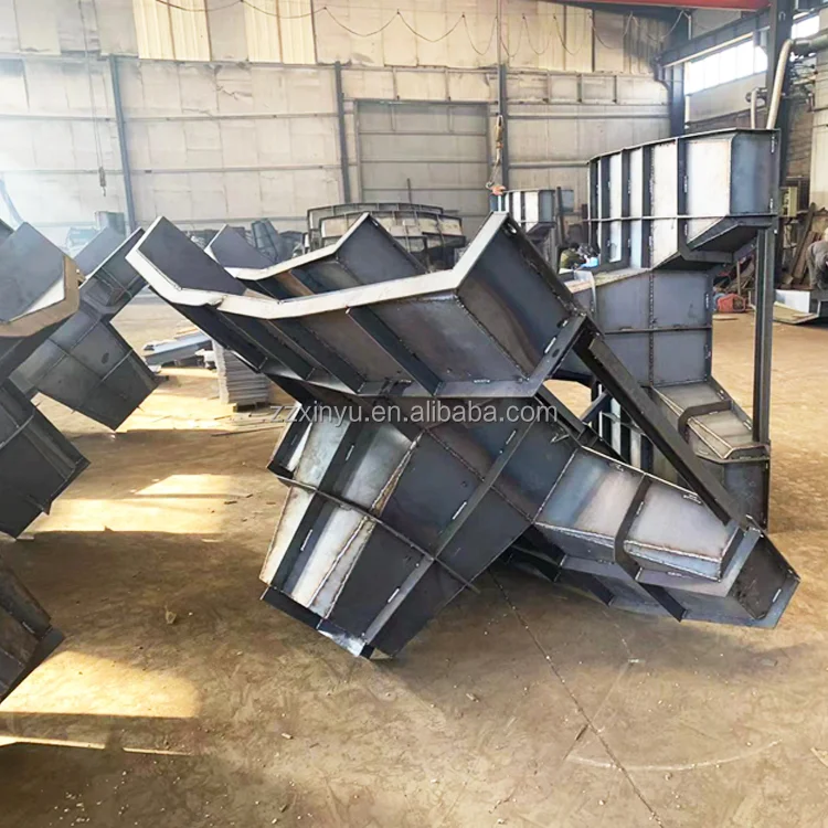 The factory supplies prefabricated high-quality quadruped concrete molds for coastal protection