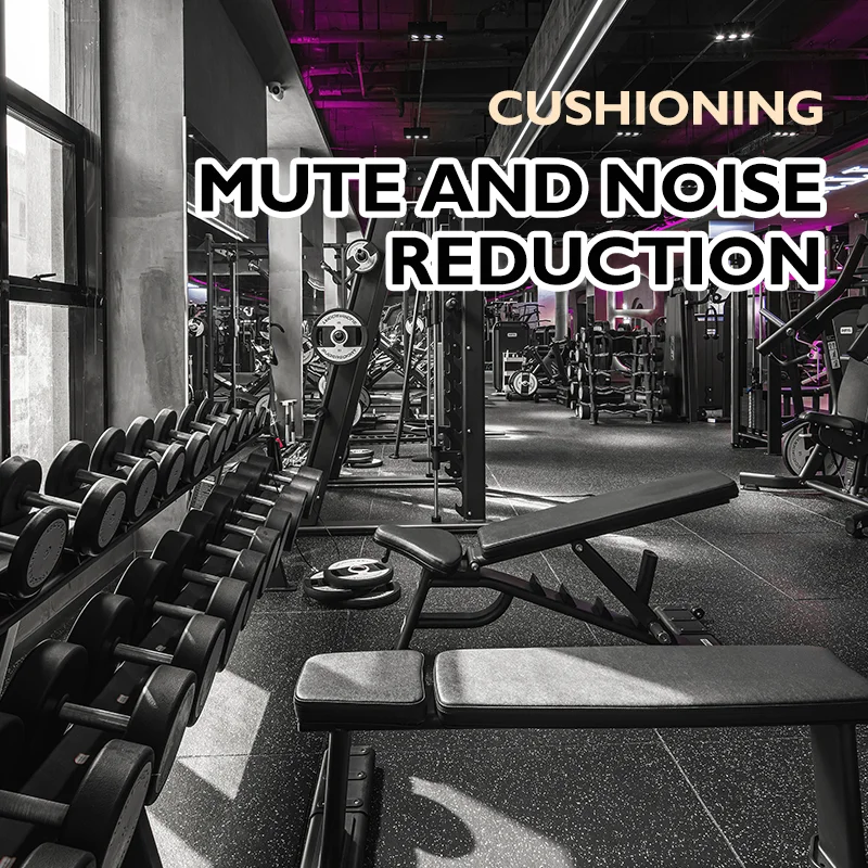 Anti-Skid And Wear-Resistant For Workout Rubber Mat For Indoor Playground Flooring Gym Rubber Flooring