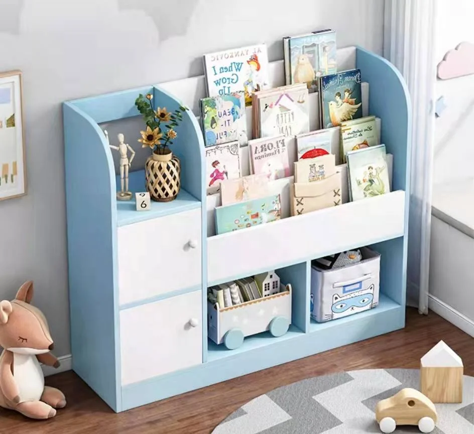 Bookshelves can be customized with partition shelves and multi-layer solid wood bookshelves