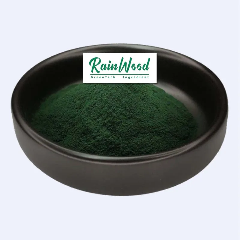 RAINWOOD supply pure spirulina powder green spirulina platensis powder with cheap price
