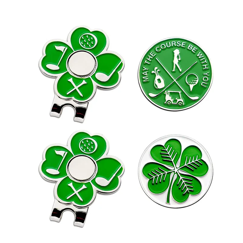 Golf ball marker custom logo 25mm high quality good price bulk metal golf ball marker magnet