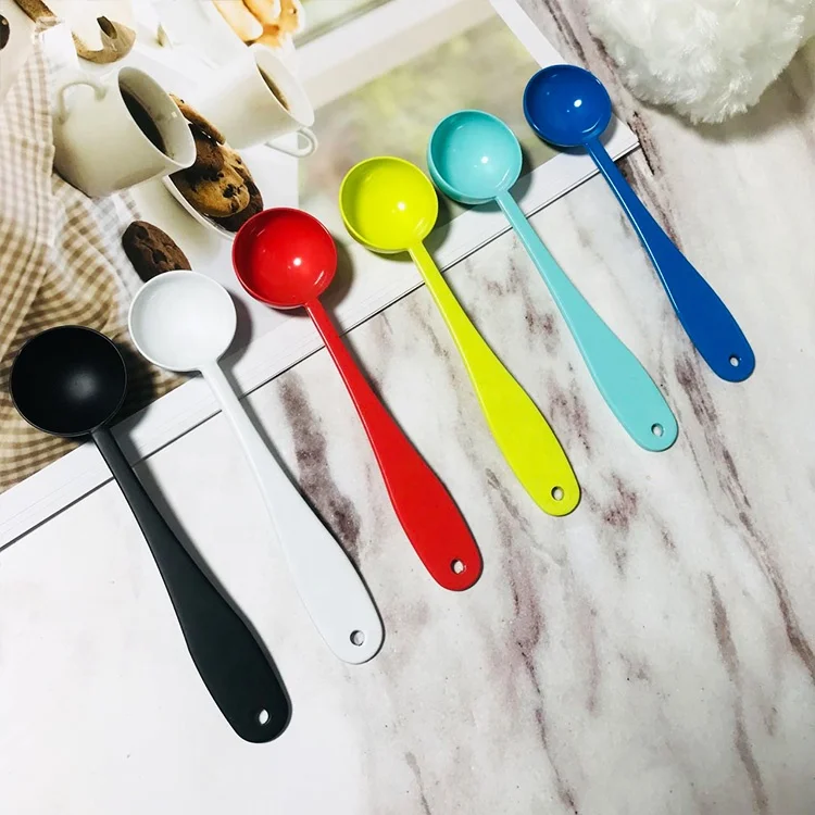 5мл пузырек из трубного матча ложка для кофе нержавеющей стали Мерная Ложка чайная длинная ручка листового чая листья