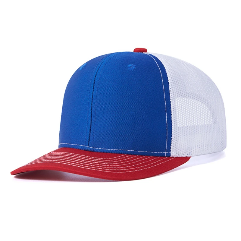 Gorras Columbia de hombre 6 Panel Custom 3D Embroidery Leather Patch Logo Sports Snapback Baseball Mesh Trucker Hats Caps