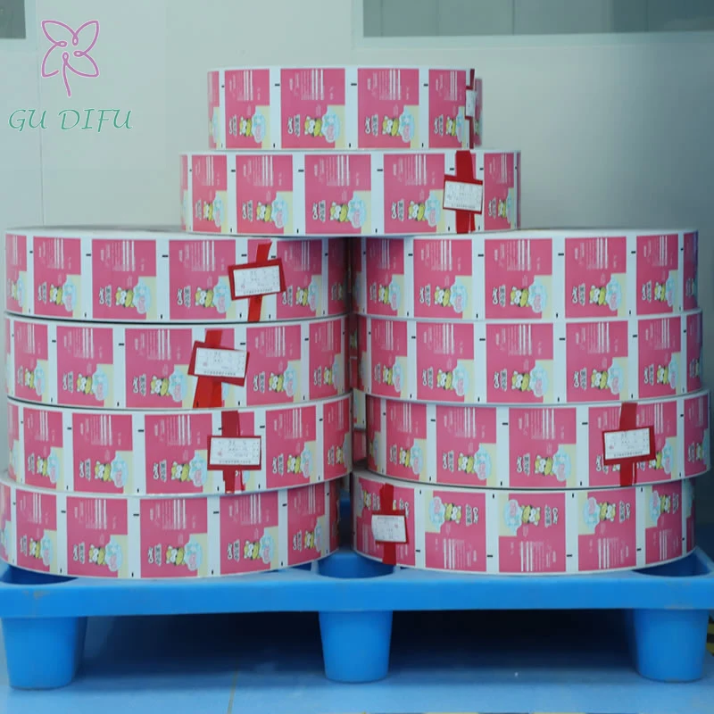 Laminated plastic cosmetic roll stock packaging stretch film High Quality Customized roll film for Pharmacy Food