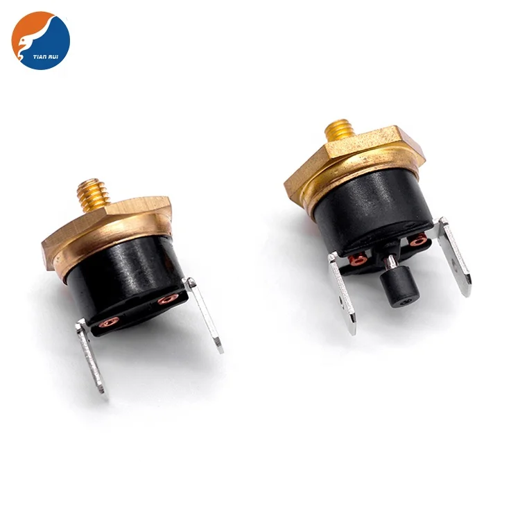 M6 M5 M4 Шестигранная Медная головка NO NC 10A 15A 16A 250V 200C 260C KSD301 керамический биметаллический термальный переключатель дисковый термостат