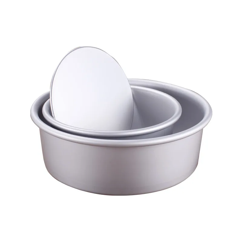 High Quality 2-16 Inch Aluminum Bakeware Tools Cheesecake Pan Round DIY Baking Cake Molds with Removable Bottom