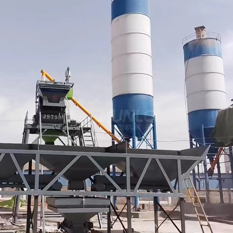 China Explosive New Products HZS35 Concrete Mixing Station With Top Selling